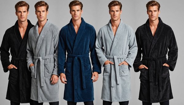 Top peignoirs en polaire pour homme : élégance hivernale assurée